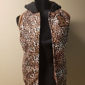 Tiger print vest